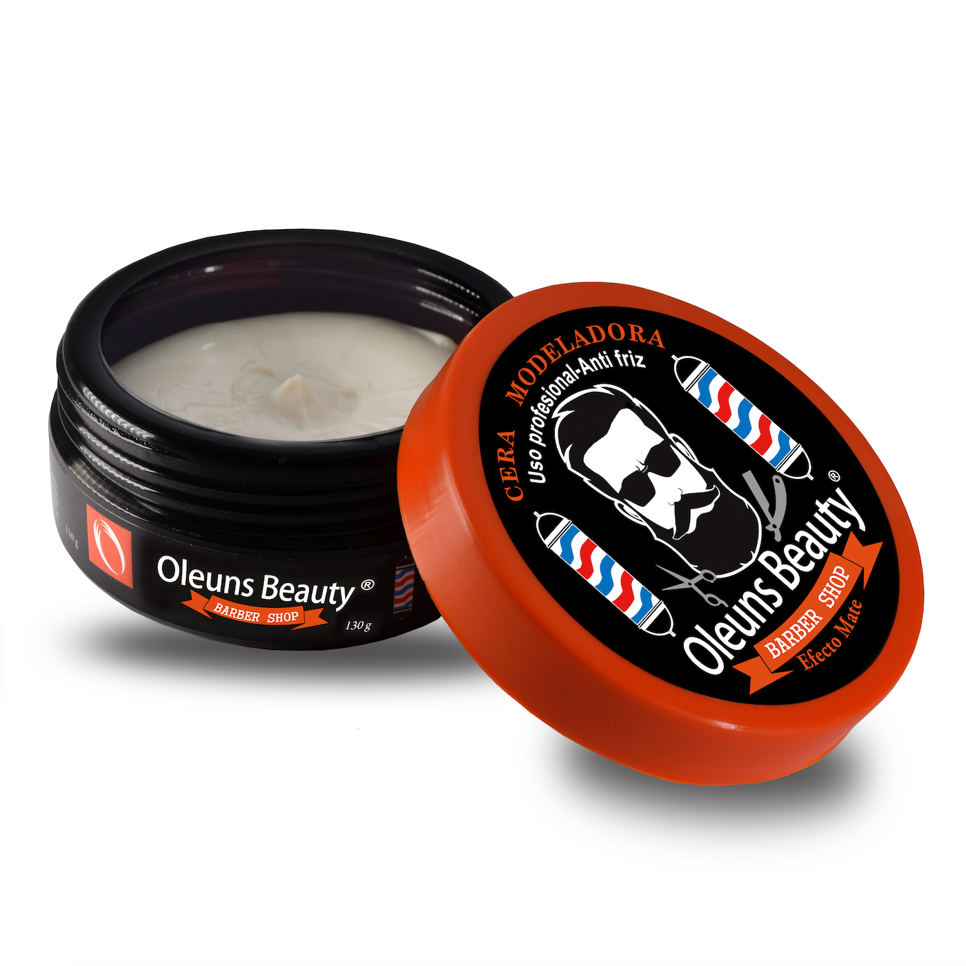 Cera modeladora efecto mate barber shop 130 g