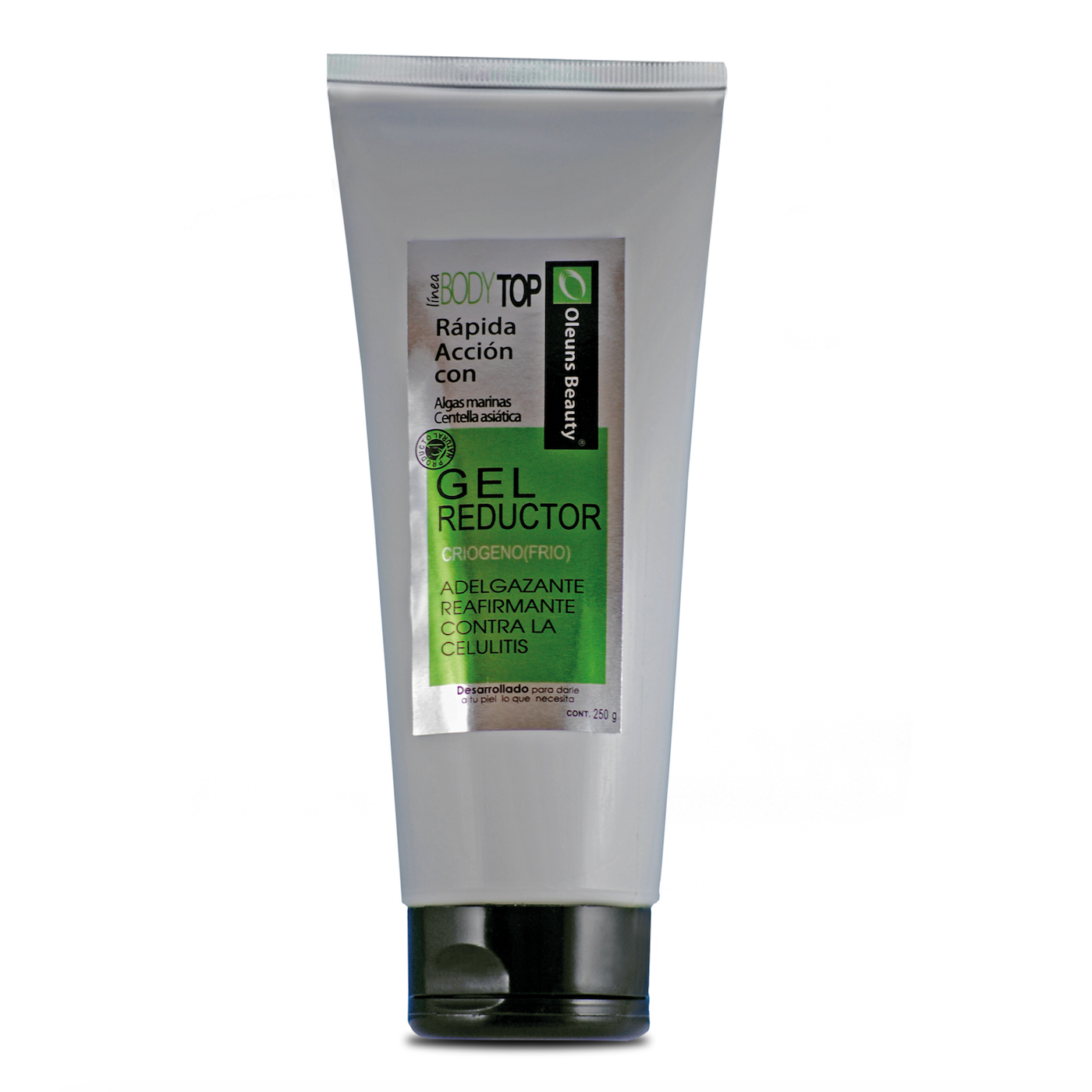 Gel reductor reafirmante quemador de grasa efecto frío 250 g