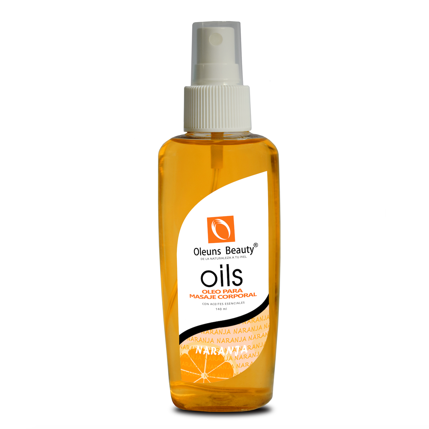 Óleo para masaje corporal de Naranja 140 ml