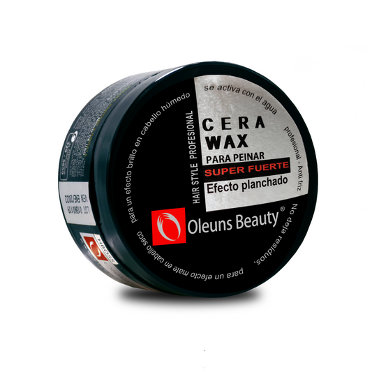 Cera wax para peinar súper fuerte efecto planchado 120 g