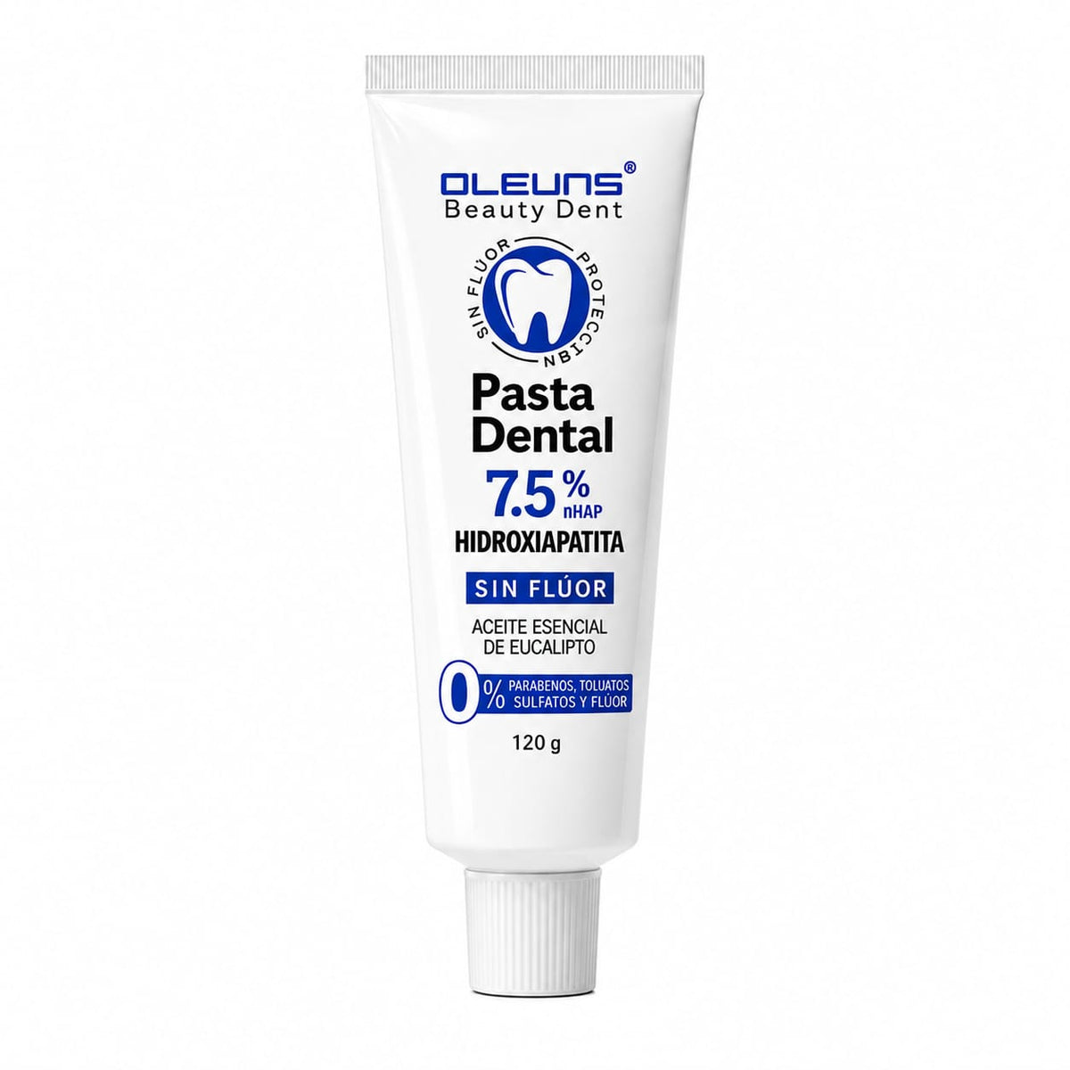 Pasta Dental sin Fluor con Hidroxiapatita 120 g.
