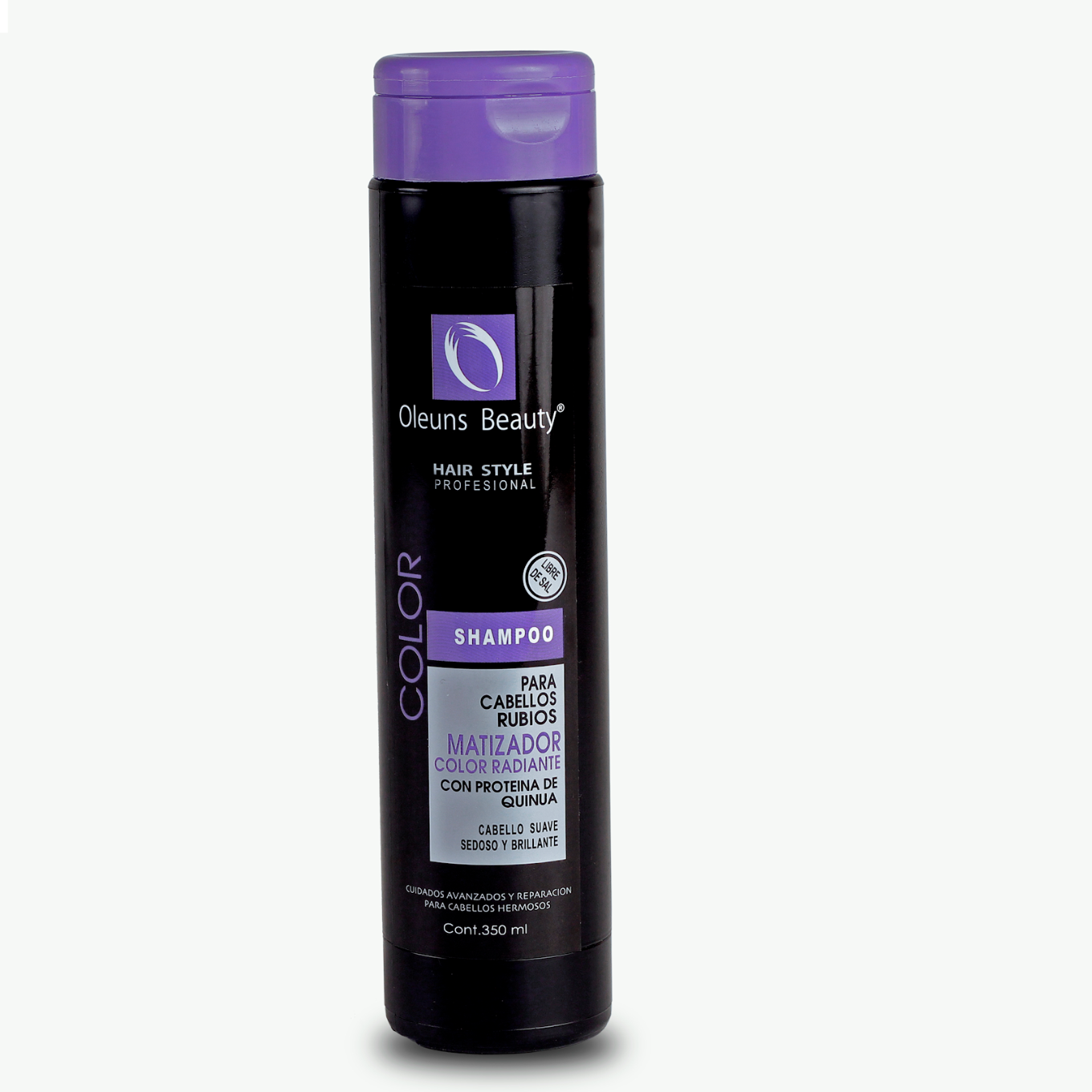 Shampoo para cabellos rubios matizador color radiante 350 ml